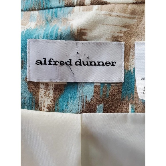 Alfred Dunner Women's Multicolor Polyester Long Sleeve Full Zip Casual Jacket 14 - Picture 8 of 12